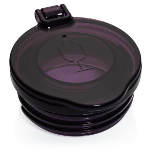 Bru Mate Champagne Flute Replacement Lids Purple / Black | UAE_BRU31255